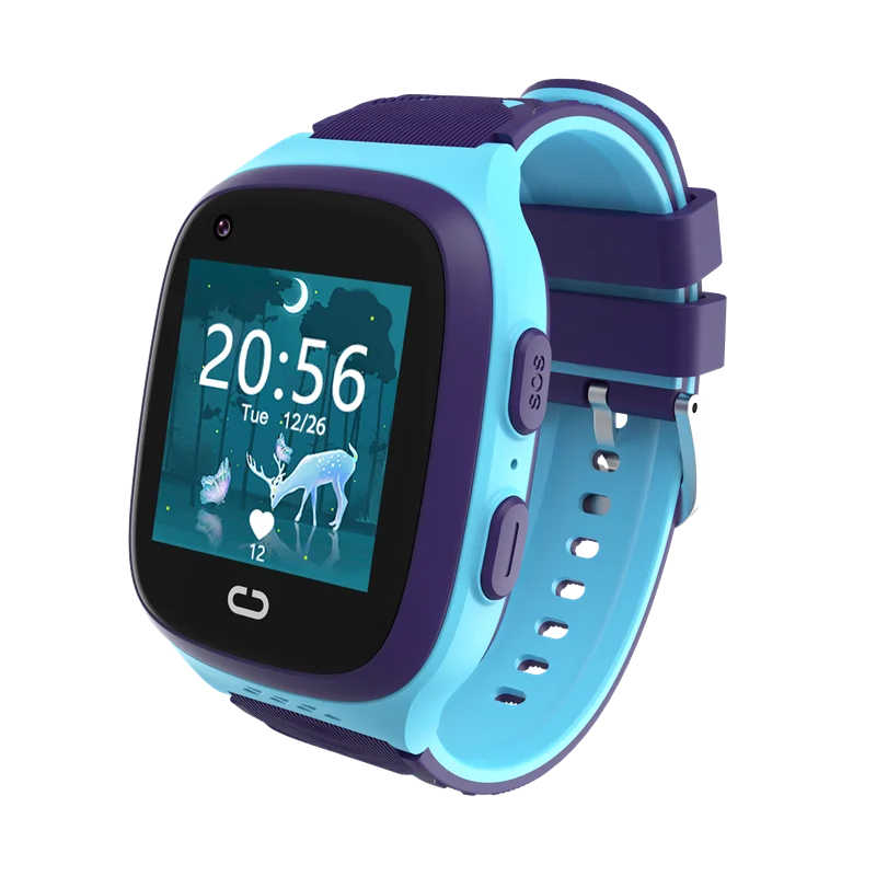Smartwatch Watches For Girls - 4Gキッズスマートウォッチ SOS防水 WiFi GPSビデオ通話カメラ付き子供用ベビー電話ゲームスマートウォッチアプリSetracker時計ギフトLT31
