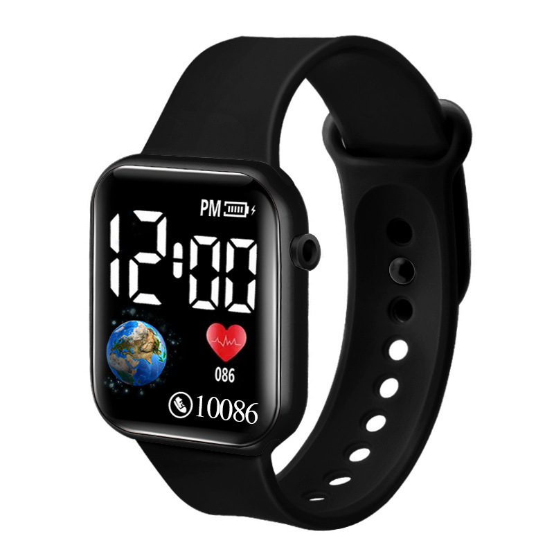 Smartwatch Watches For Girls - 新しい LED デジタル腕時計子供男の子スポーツ防水腕時計女の子ゴムデジタル腕時計カジュアル子供電子リロイ