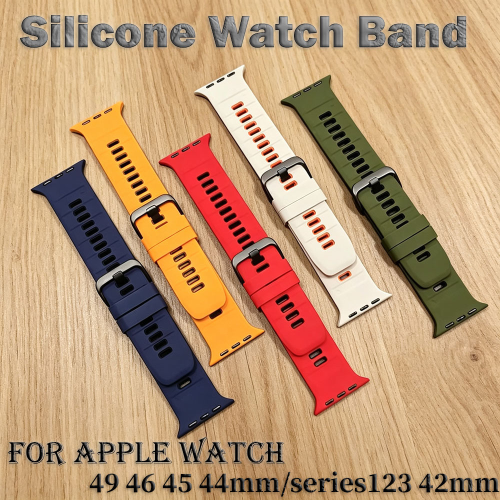Smartwatch Stylish Watches For Women - スタイリッシュなデュアルカラーシリコン製ウォッチバンド、Apple Watch Ultra 2/3、シリーズ11 10 9