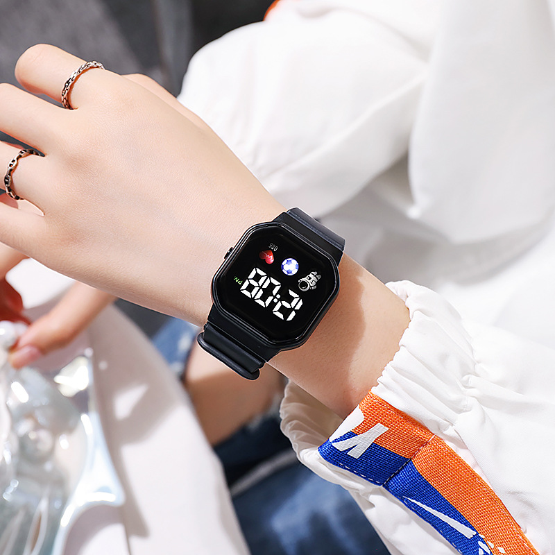 Smartwatch Watches For Girls - LED電子時計、子供用多機能電子時計