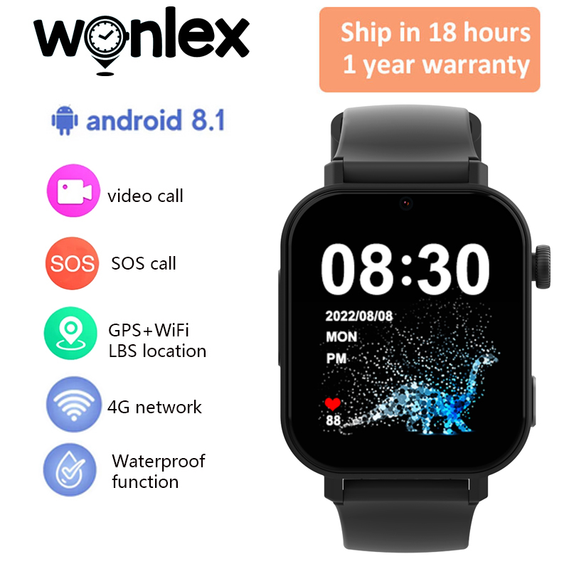 Smartwatch Watches For Girls - Wonlex KT36 4Gスマートウォッチ キッズGPS WiFi位置追跡 SOSアラート