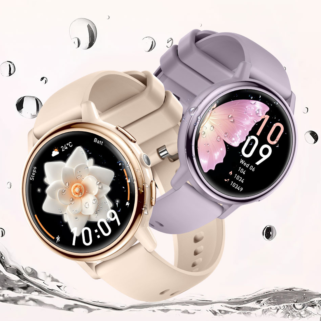 Smartwatch New Watches For Women - 2026年新型スマートウォッチ 女性向けギフト 1.26インチフルタッチスクリーン スポーツフィットネスウォッチ Bluetooth通話対応 デジタルスマートウォッチ