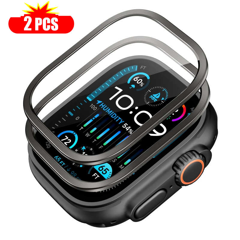 Smartwatch Watches For Mens - 2 個強化ガラス Apple Watch ウルトラ 49
