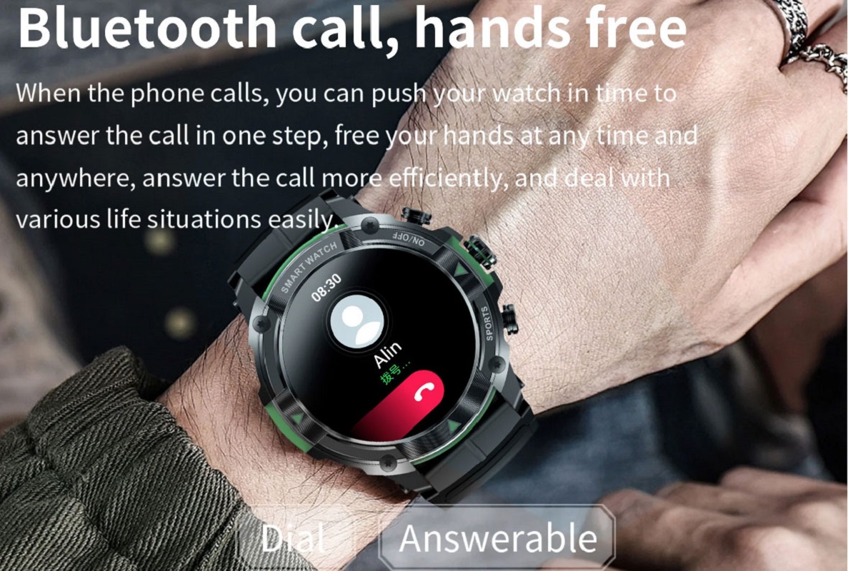 防水スポーツスマートウォッチ,1.43 amoledディスプ - Watch Vs Smartwatch のレビューと価格