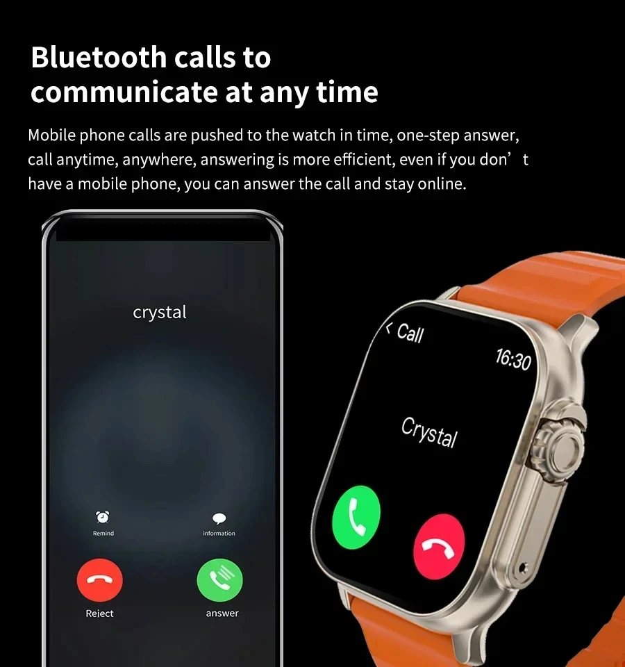 新型腕時計 T10 ウルトラ スマートウォッチ 49mm 2 - Smartwatch New Watches For Women のレビューと価格