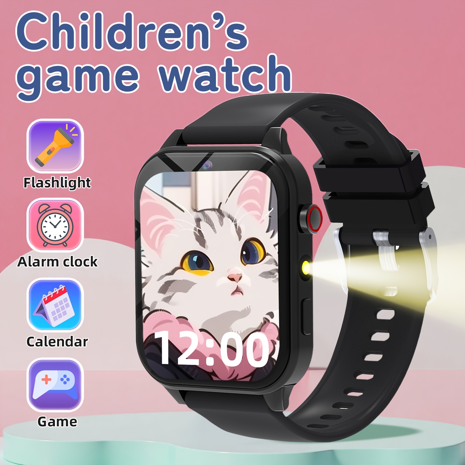 子供用スマート学習ウォッチ、教育ゲーム、カメラ、音楽プレーヤ - Smartwatch Digital Watches For Kids のレビューと価格