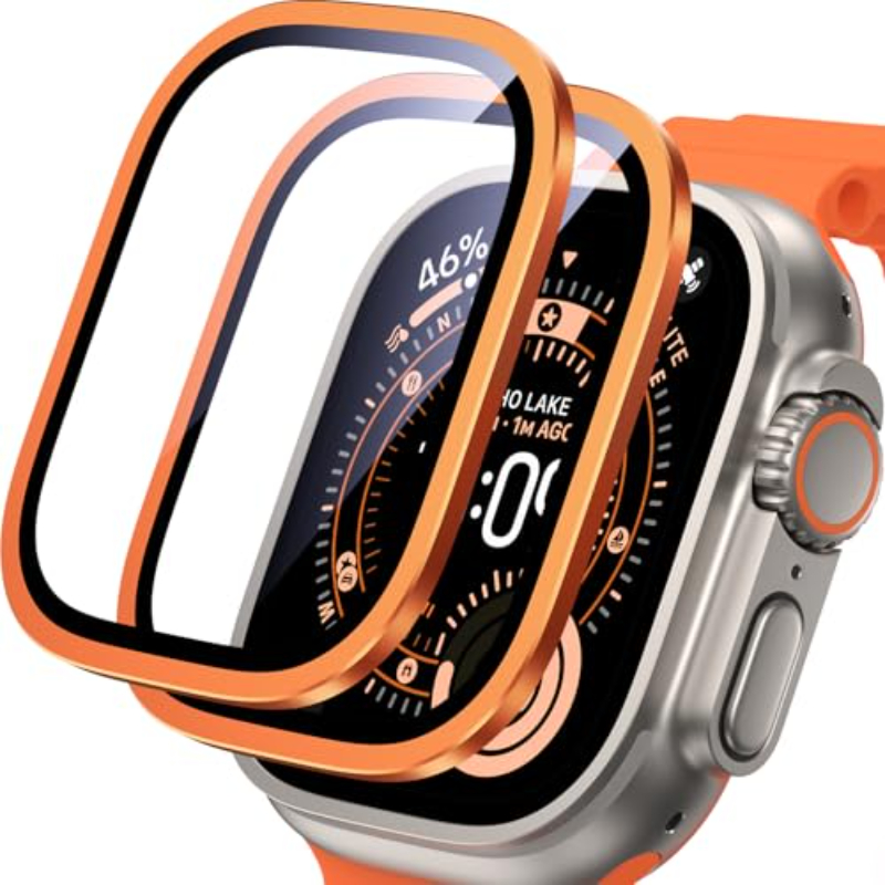 2 個の HD 金属強化ガラス Apple Watch Ul - Smartwatch Watches For Mens のレビューと価格