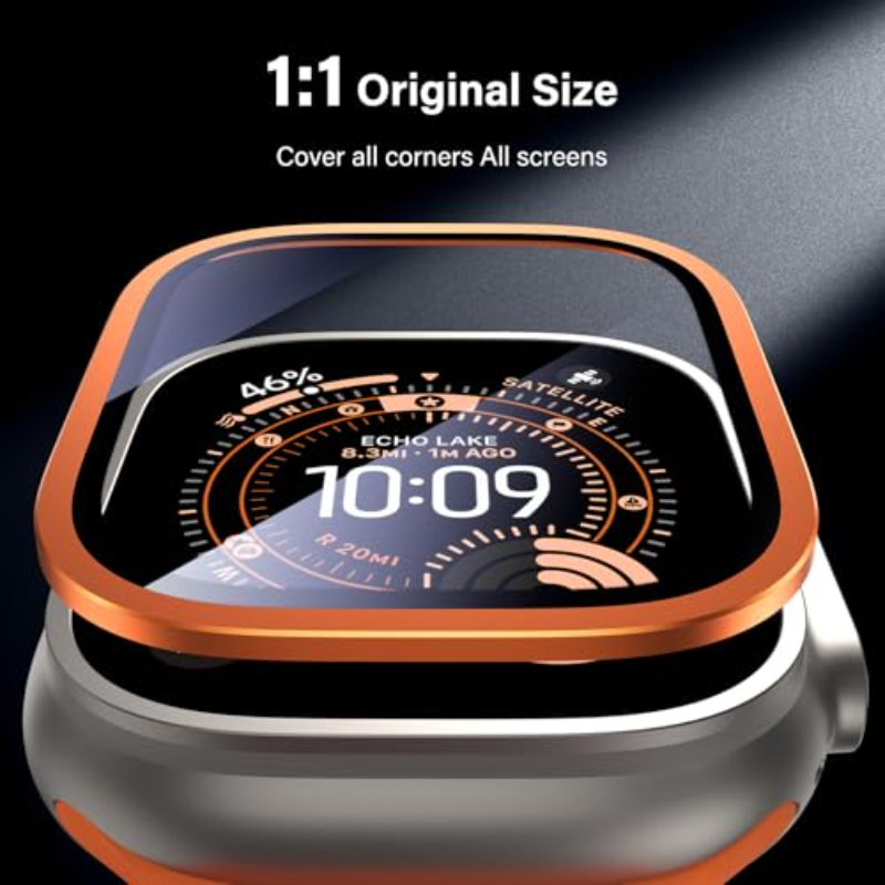 2 個の HD 金属強化ガラス Apple Watch Ul - Smartwatch Watches For Mens のレビューと価格