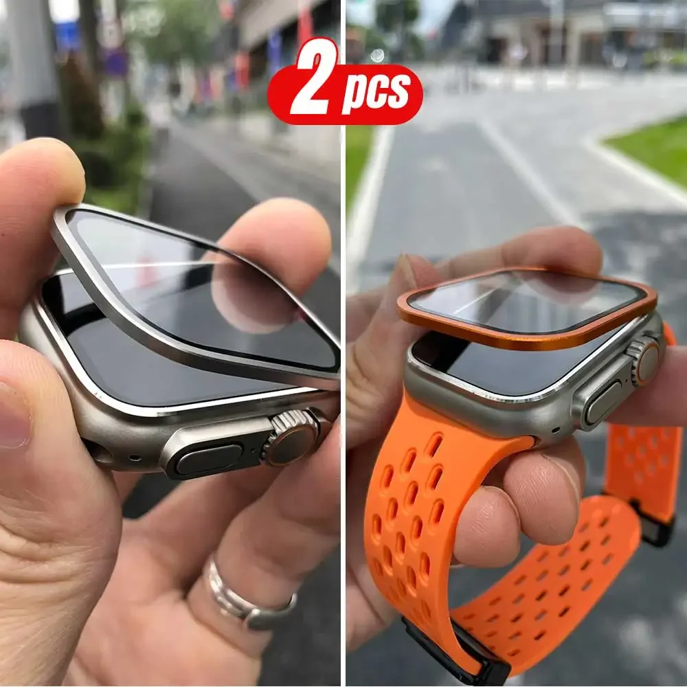 2 個チタン金属フレーム Apple Watch Ultra - Smartwatch Watches For Mens のレビューと価格