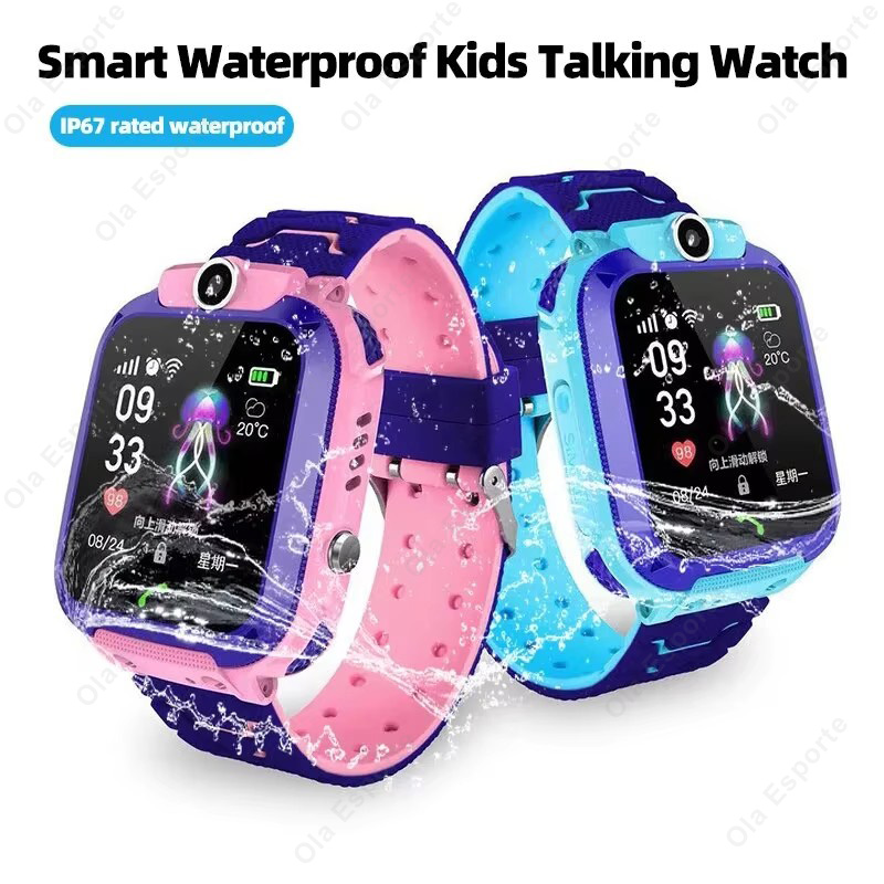 Q12 キッズスマート 2 グラム通話電話時計防水母子 GP - Smartwatch Digital Watches For Kid Boy With Alarm のレビューと価格