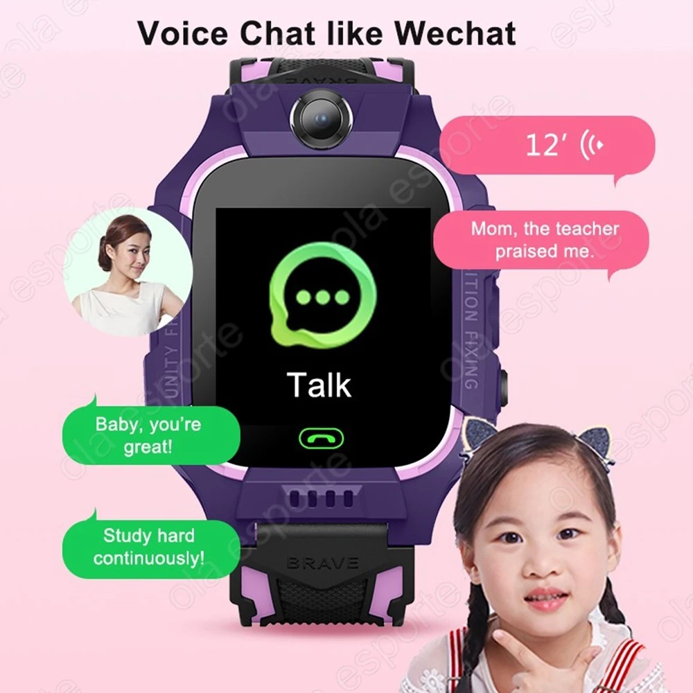 Q12 キッズスマート 2 グラム通話電話時計防水母子 GP - Smartwatch Digital Watches For Kid Boy With Alarm のレビューと価格