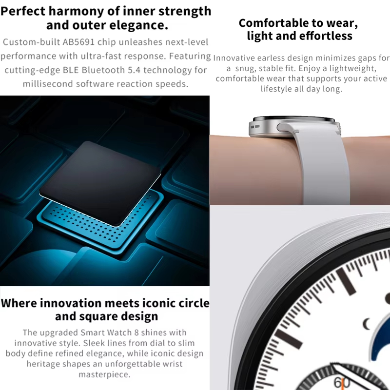 2026年ニュークラシック8 Max女性用スマートウォッチG - Smartwatch New Watches For Women のレビューと価格