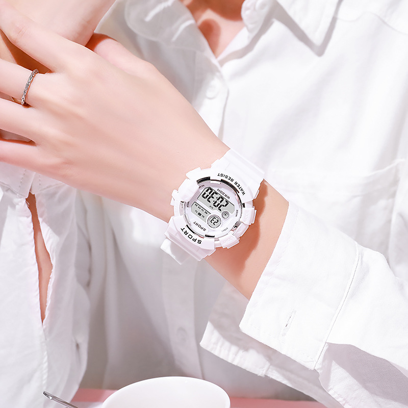 ファッションキッズ腕時計発光防水スポーツデジタル腕時計目覚ま - Smartwatch Digital Watches For Kid Boy With Alarm のレビューと価格