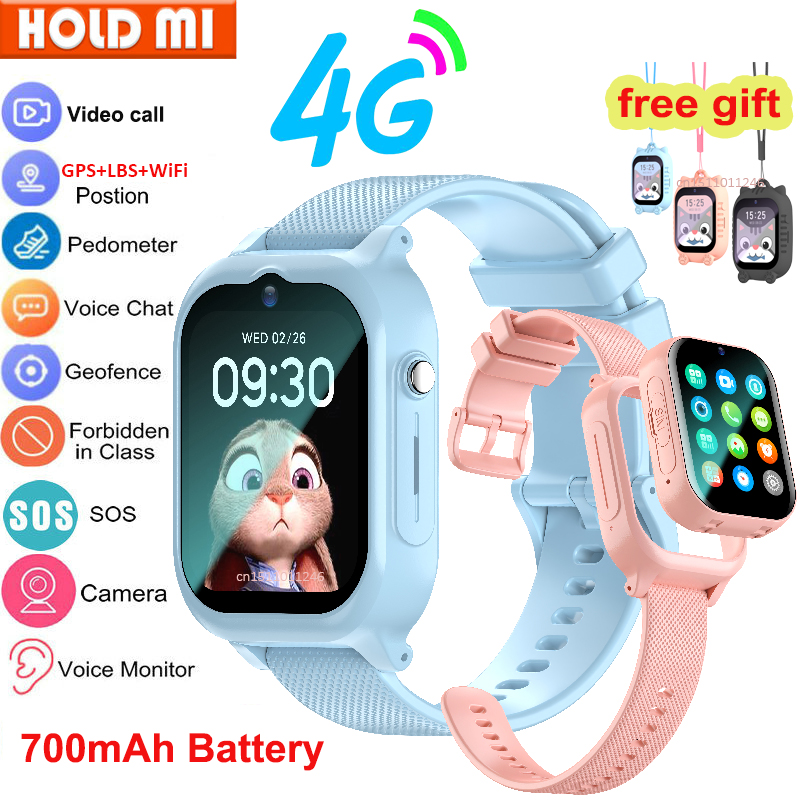 スマートウォッチ キッズ 4G GPS WIFI ビデオ通話 - Smartwatch Digital Watches For Kids のレビューと価格