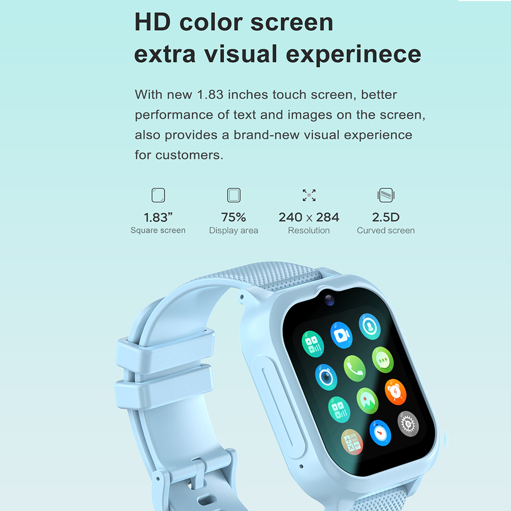 スマートウォッチ キッズ 4G GPS WIFI ビデオ通話 - Smartwatch Digital Watches For Kids のレビューと価格