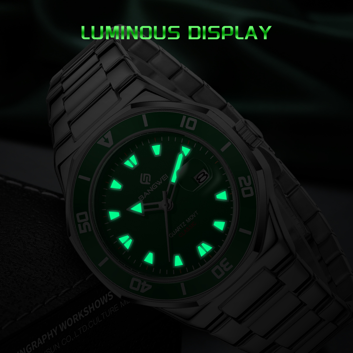 BANGWEI メンズビジネスウォッチ 高級防水ステンレスス - Smartwatch Sports Watches For Men のレビューと価格