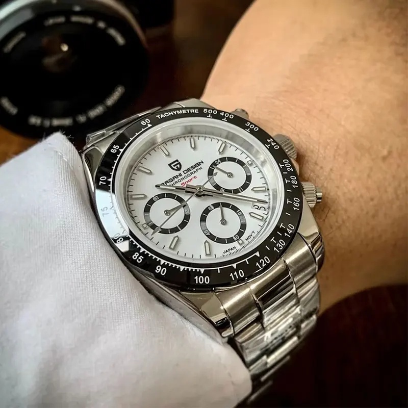 パガーニデザイン PD1644 メンズスポーツクロノグラフウ - Smartwatch Sports Watches For Men のレビューと価格