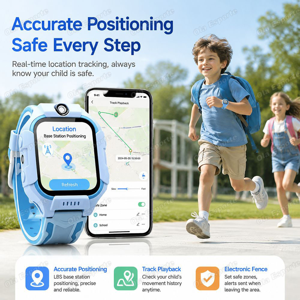 2027年新型 2G/5G キッズスマートウォッチ GPS位 - Smartwatch Digital Watches For Kids のレビューと価格