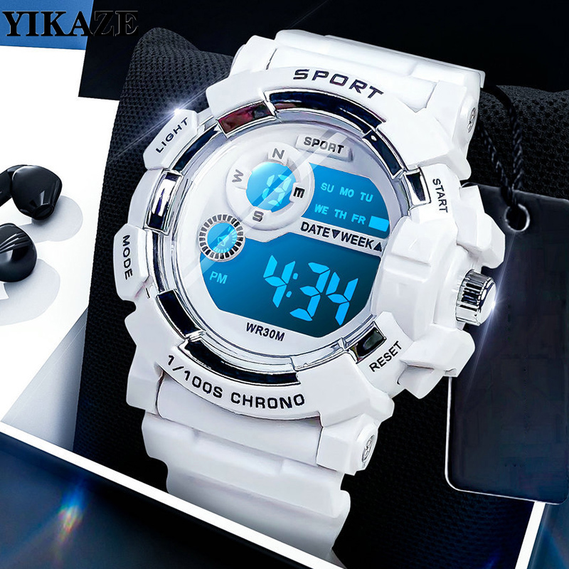 YIKAZE キッズ腕時計ファッション発光防水目覚まし時計腕 - Smartwatch Digital Watches For Kid Boy With Alarm のレビューと価格