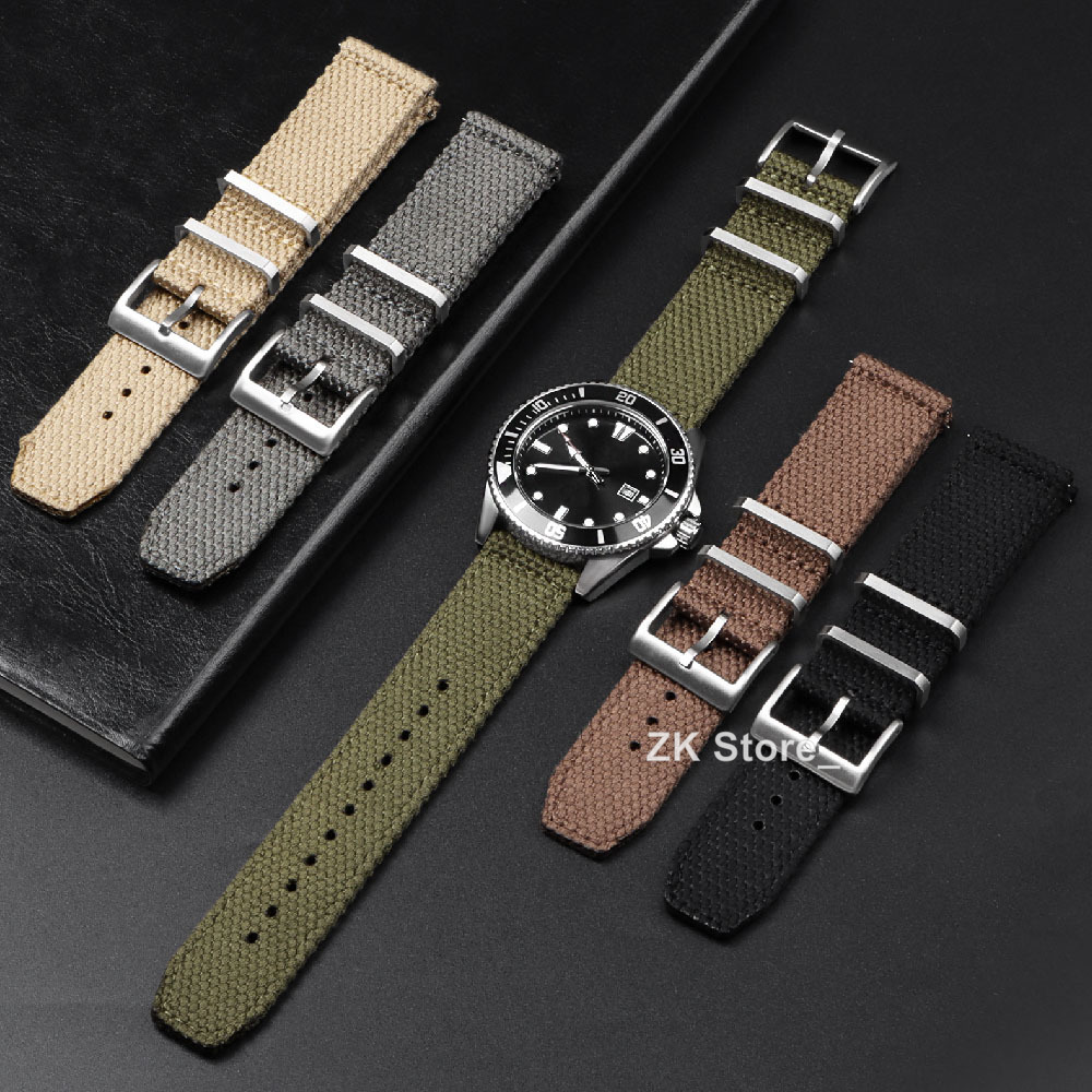 男性用ナイロンリネンストラップ,20mm, 22mm,スマー - Smartwatch Army Watches For Men のレビューと価格