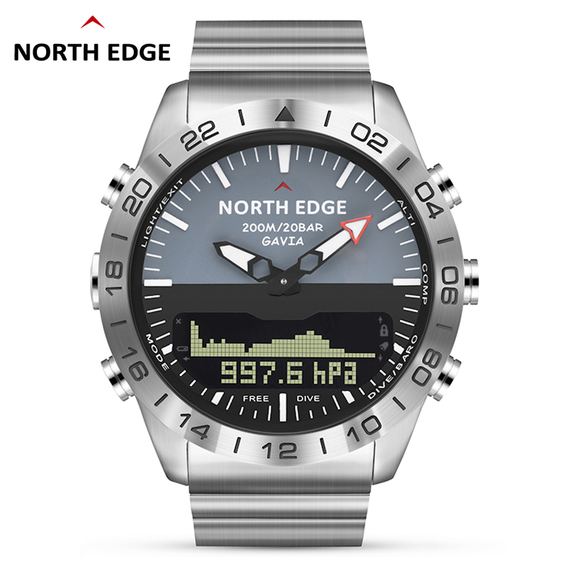 NORTH EDGE メンズ ダイブウォッチ ミリタリー ア - Smartwatch Army Watches For Men のレビューと価格