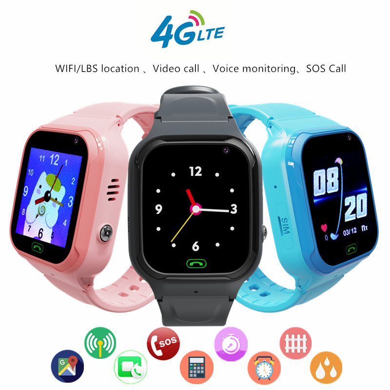 子供のためのスマートフォン防水時計,ビデオ通話,wifi,位 - Smartwatch Digital Watches For Kid Boy With Alarm のレビューと価格