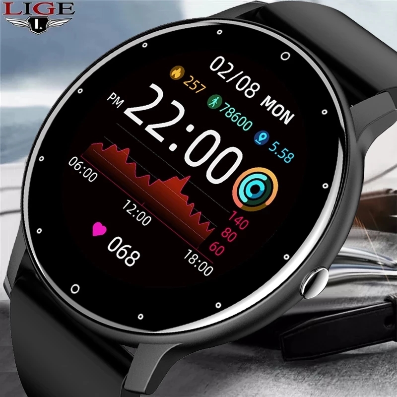 LIGE 2026新型スマートウォッチ メンズ フルタッチス - Smartwatch Watches For Mens のレビューと価格