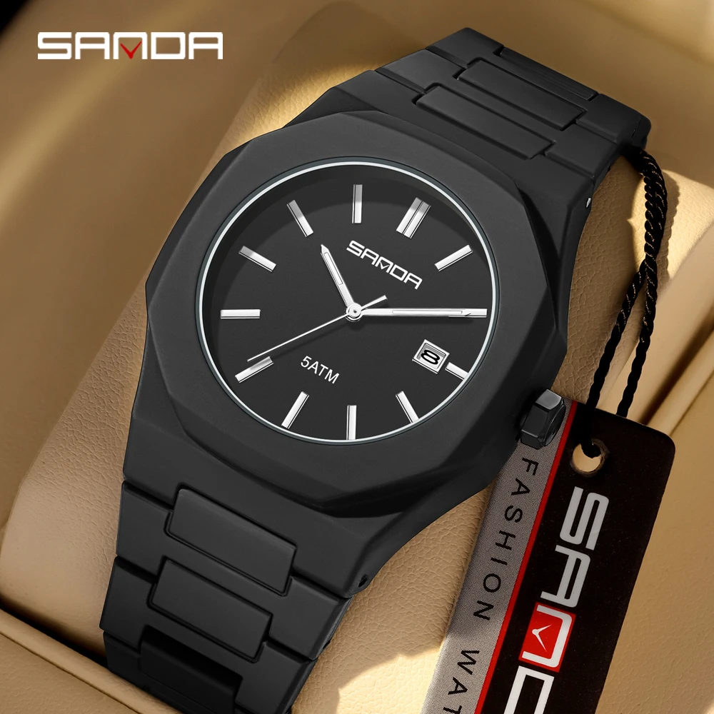 SANDA新型ファッショナブルクォーツ腕時計、男女兼用、5A - Smartwatch New Watches For Women のレビューと価格
