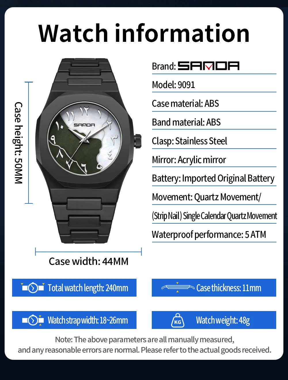 SANDA新型ファッショナブルクォーツ腕時計、男女兼用、5A - Smartwatch New Watches For Women のレビューと価格