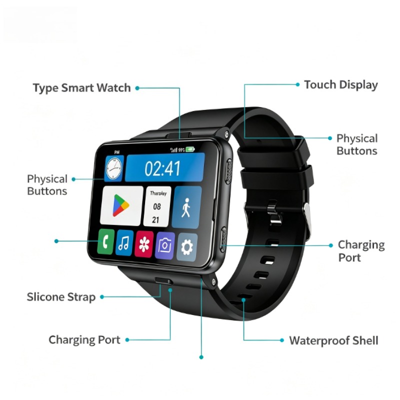 S999 Plus スマートウォッチ、4G Android  - Smartwatch Watches For Mens のレビューと価格