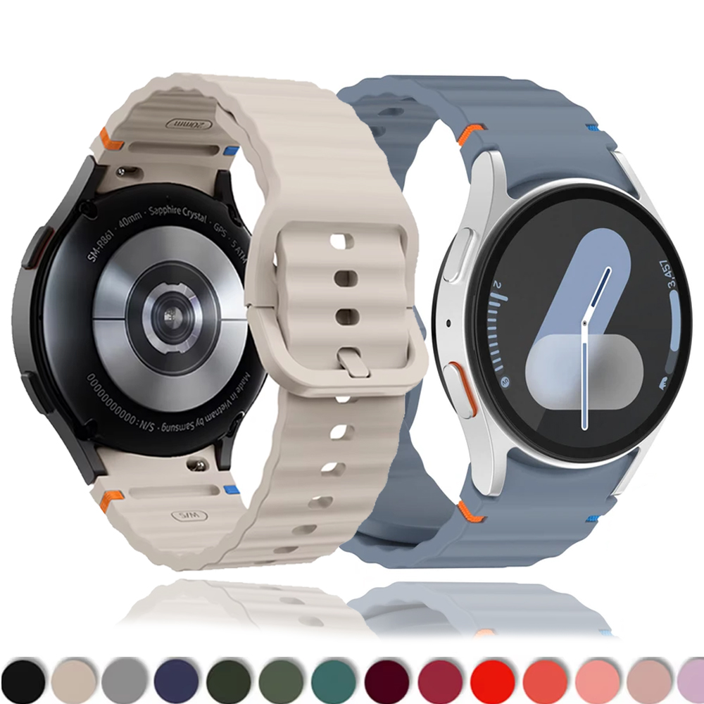 オリジナルシリコンバンドサムスンギャラクシーウォッチ 7 6 - Smartwatch Samsung Watches For Men のレビューと価格