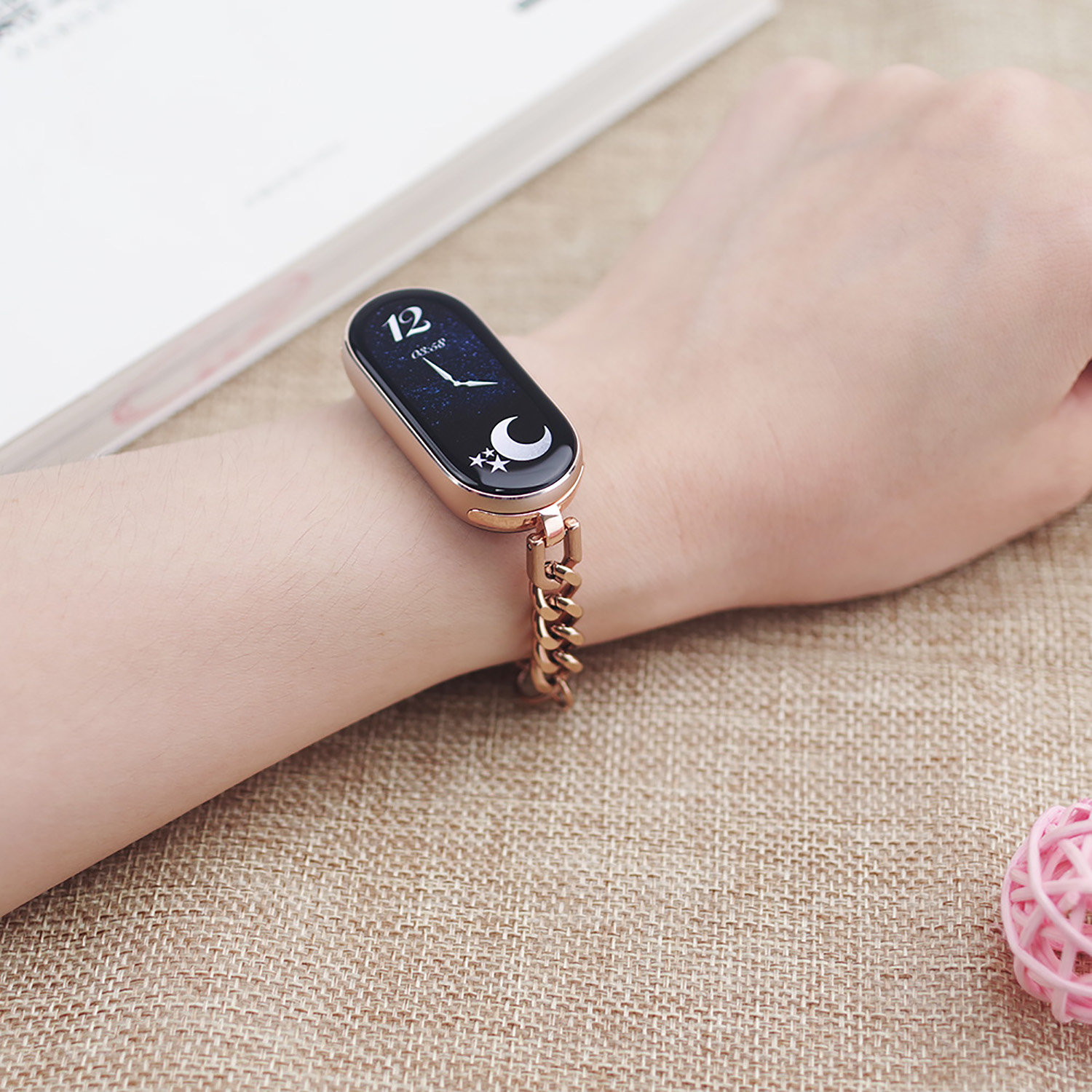 Mi Band 11用ストラップチェーン、Mi Band 1 - Watches Ladies Smartwatch のレビューと価格