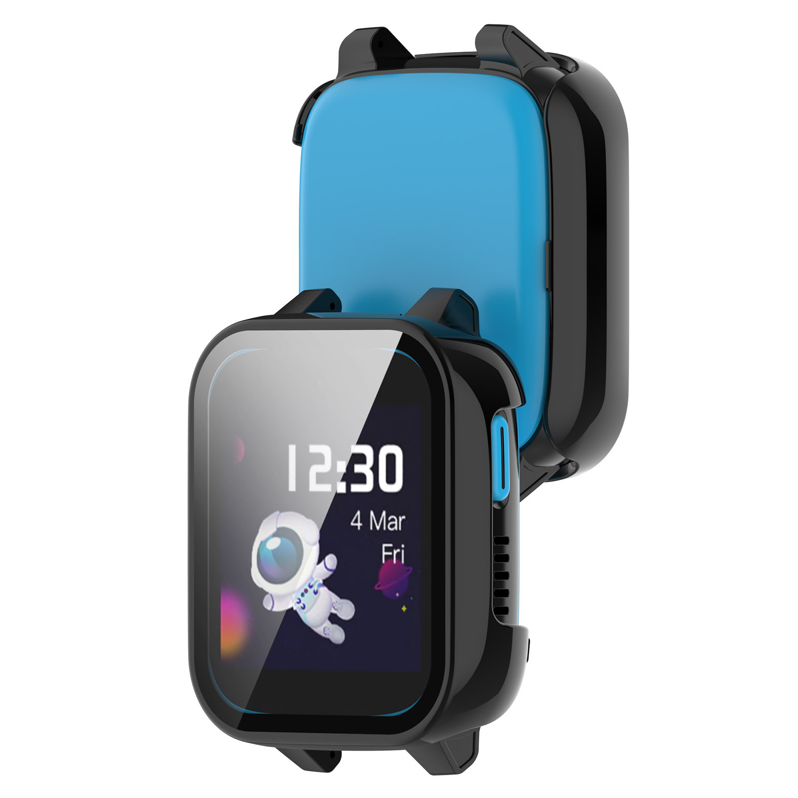 ハードエッジシェルガラススクリーンプロテクターフィルムケース - Smartwatch Watches For Kids のレビューと価格