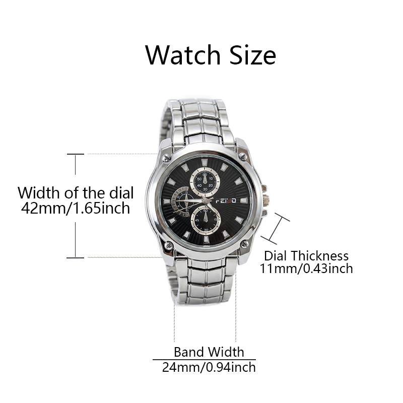 高品質のステンレススチールバンドを備えたメンズクォーツ時計は - Smartwatch Watches Birthday Gift For Men のレビューと価格