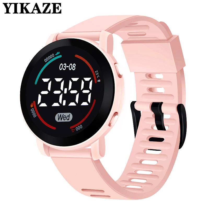 LEDデジタルキッズウォッチ、発光スポーツ子供用腕時計、シリ - Smartwatch Watches For Girls のレビューと価格