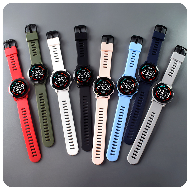 LEDデジタルキッズウォッチ、発光スポーツ子供用腕時計、シリ - Smartwatch Watches For Girls のレビューと価格