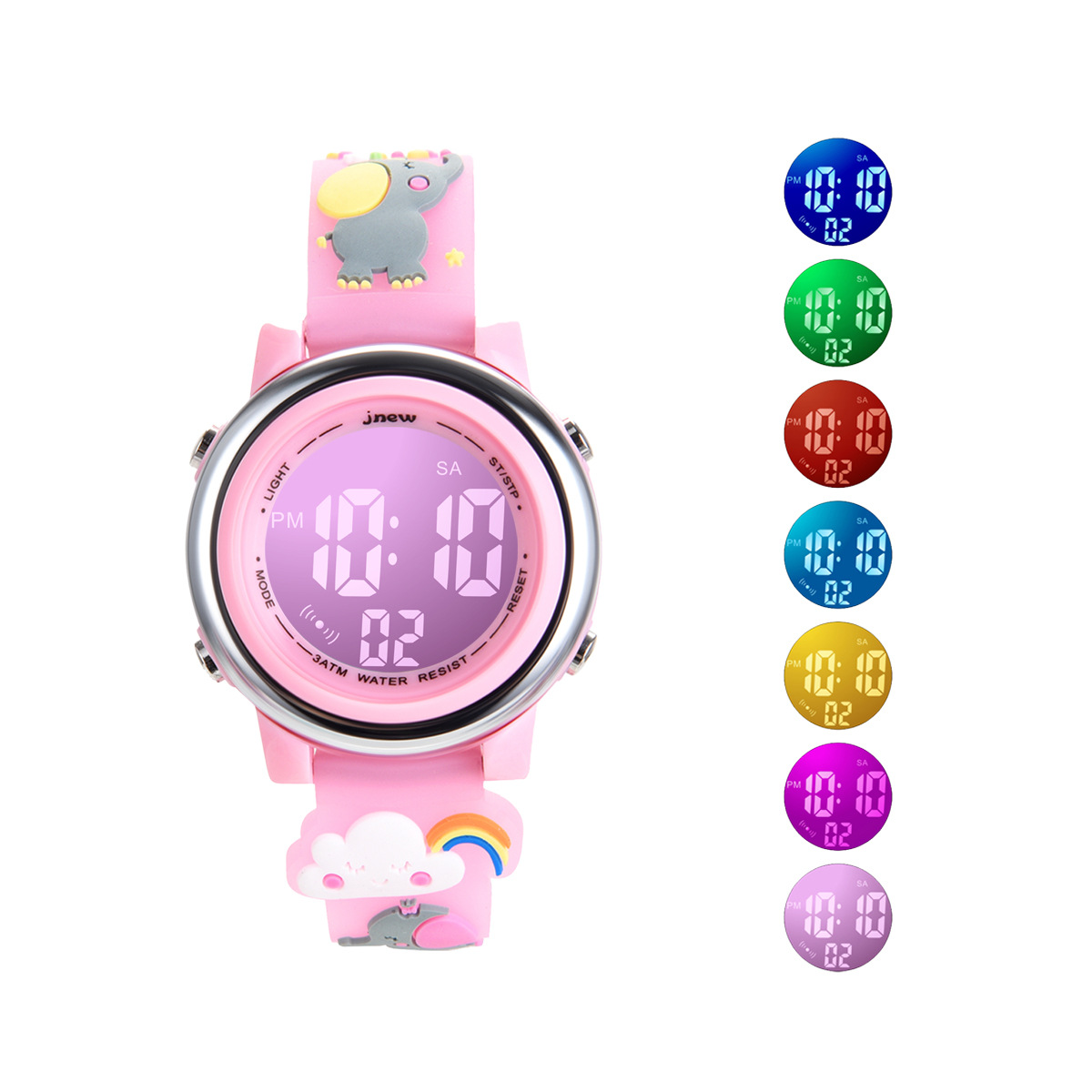 UTHAI H120 子供の漫画スポーツウォッチ目覚まし時計 - Smartwatch Digital Watches For Kid Boy With Alarm のレビューと価格