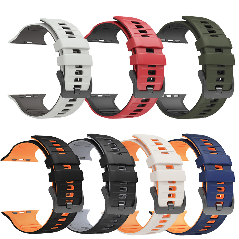 スタイリッシュなデュアルカラーシリコン製ウォッチバンド、Ap - Smartwatch Stylish Watches For Women のレビューと価格