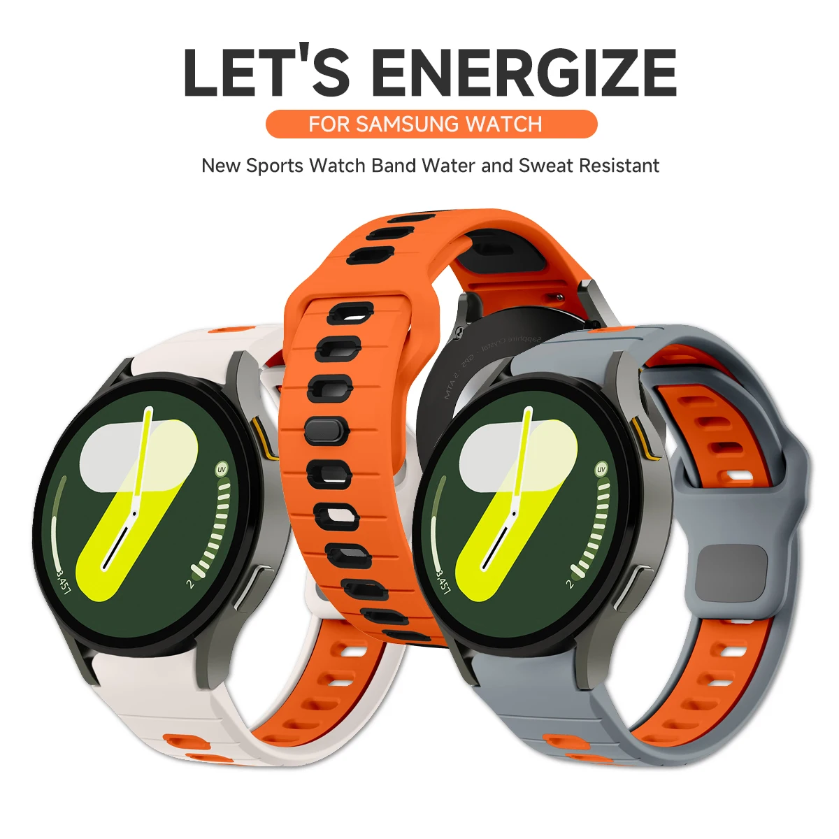サムスンギャラクシーウォッチ用シリコンスポーツストラップ、ギ - Smartwatch Samsung Watches For Men のレビューと価格
