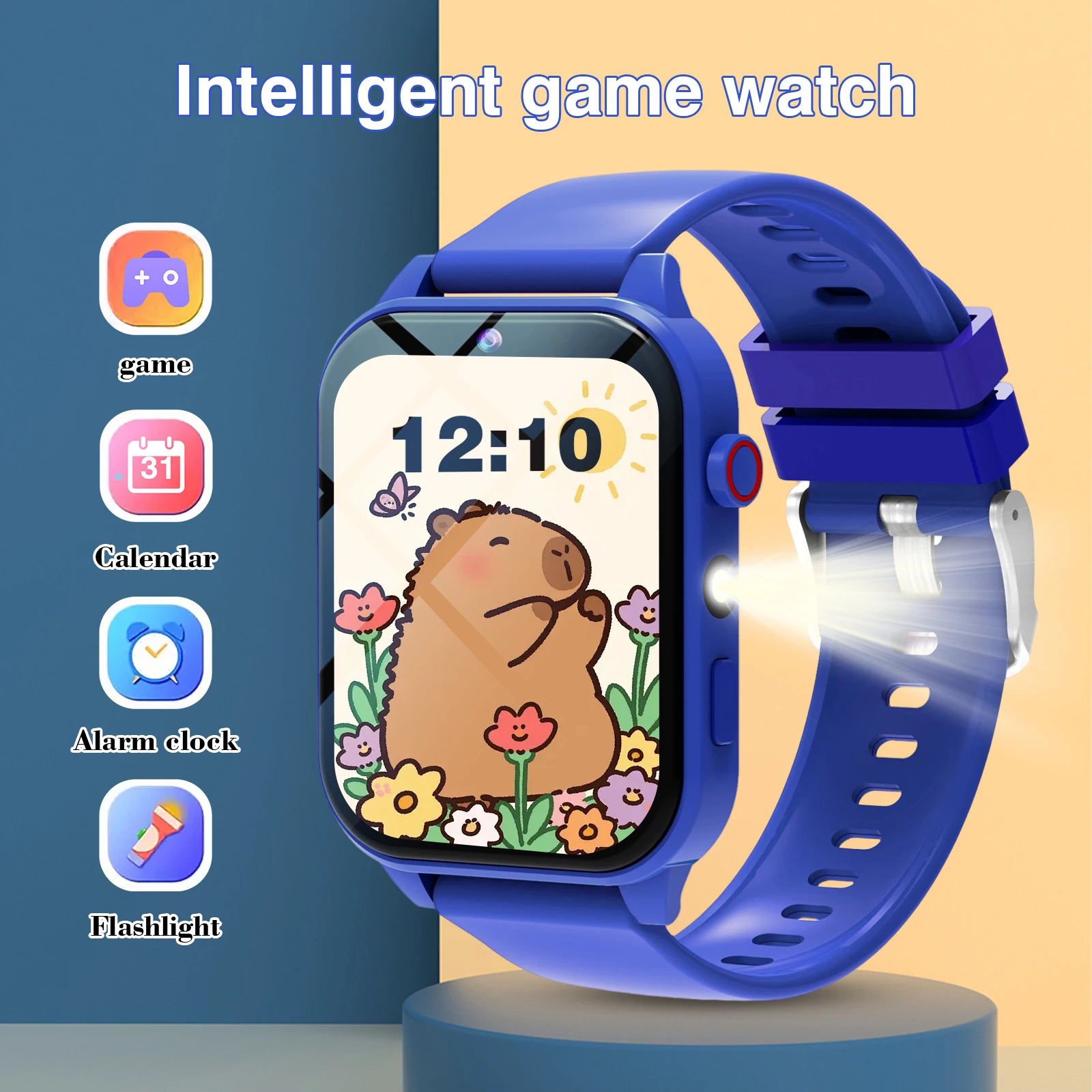 キッズスマートウォッチ 18 ゲーム カメラ 防水 懐中電灯 - Smartwatch Watches For Girls のレビューと価格