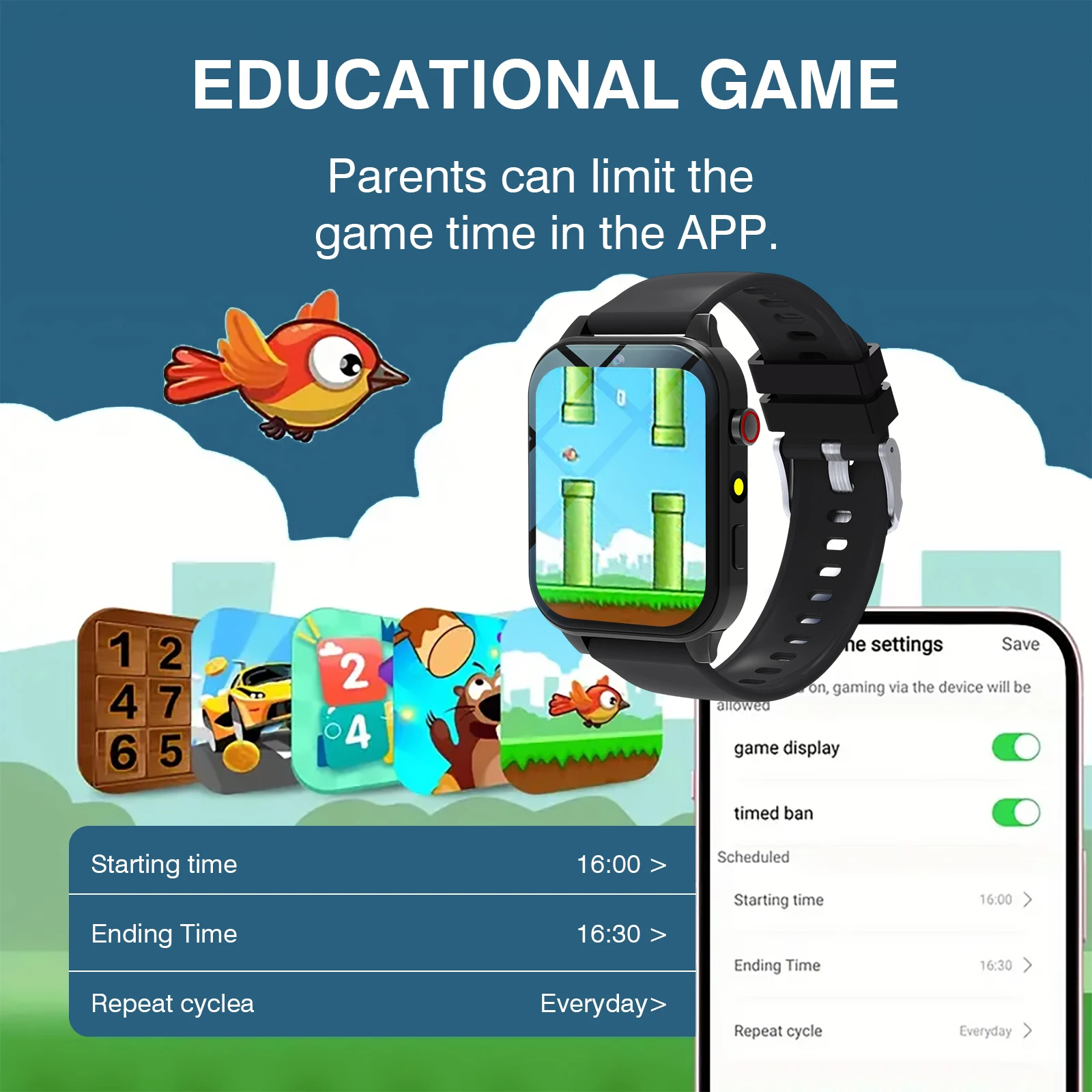 キッズスマートウォッチ 18 ゲーム カメラ 防水 懐中電灯 - Smartwatch Watches For Girls のレビューと価格