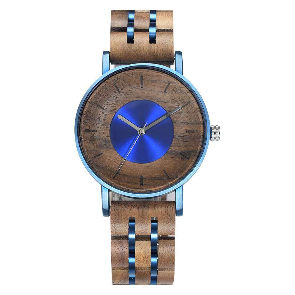 男性用女性用木製腕時計、スタイリッシュなクロノグラフミリタリ - Smartwatch Stylish Watches For Women のレビューと価格