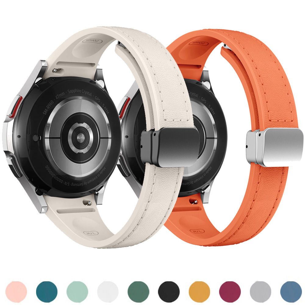 サムスンギャラクシーウォッチ用の本革シリコンストラップ,サム - Smartwatch Samsung Watches For Men のレビューと価格