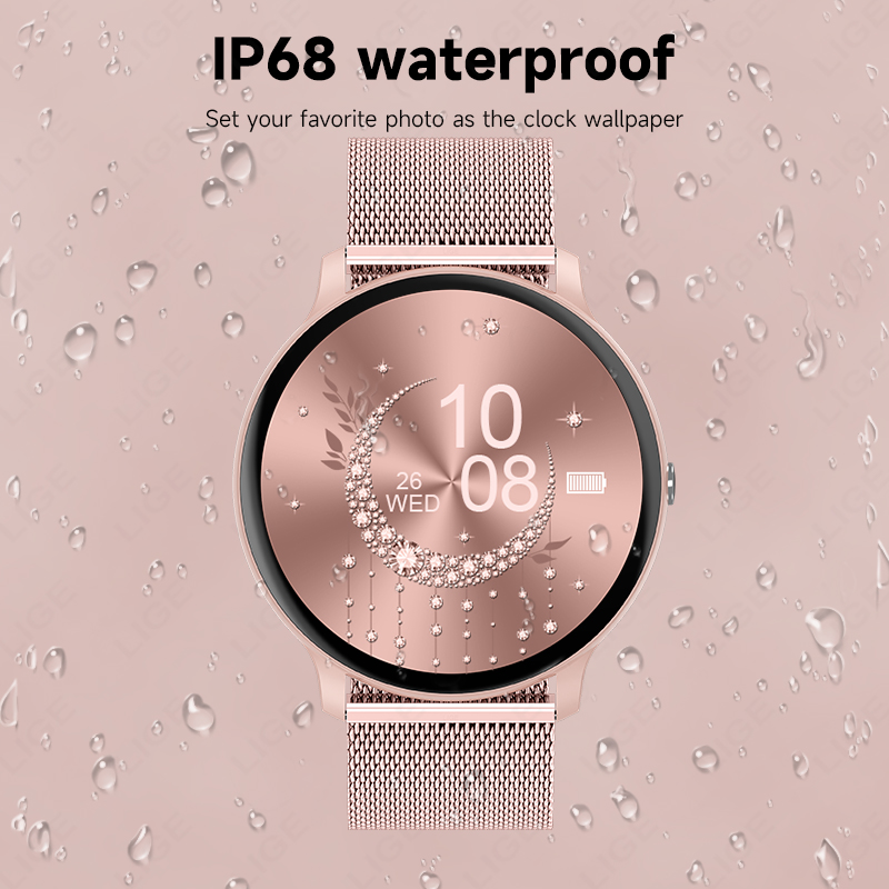 LIGE 防水女性スマートウォッチ心拍数血圧モニタリング男性 - Watches Ladies Smartwatch のレビューと価格
