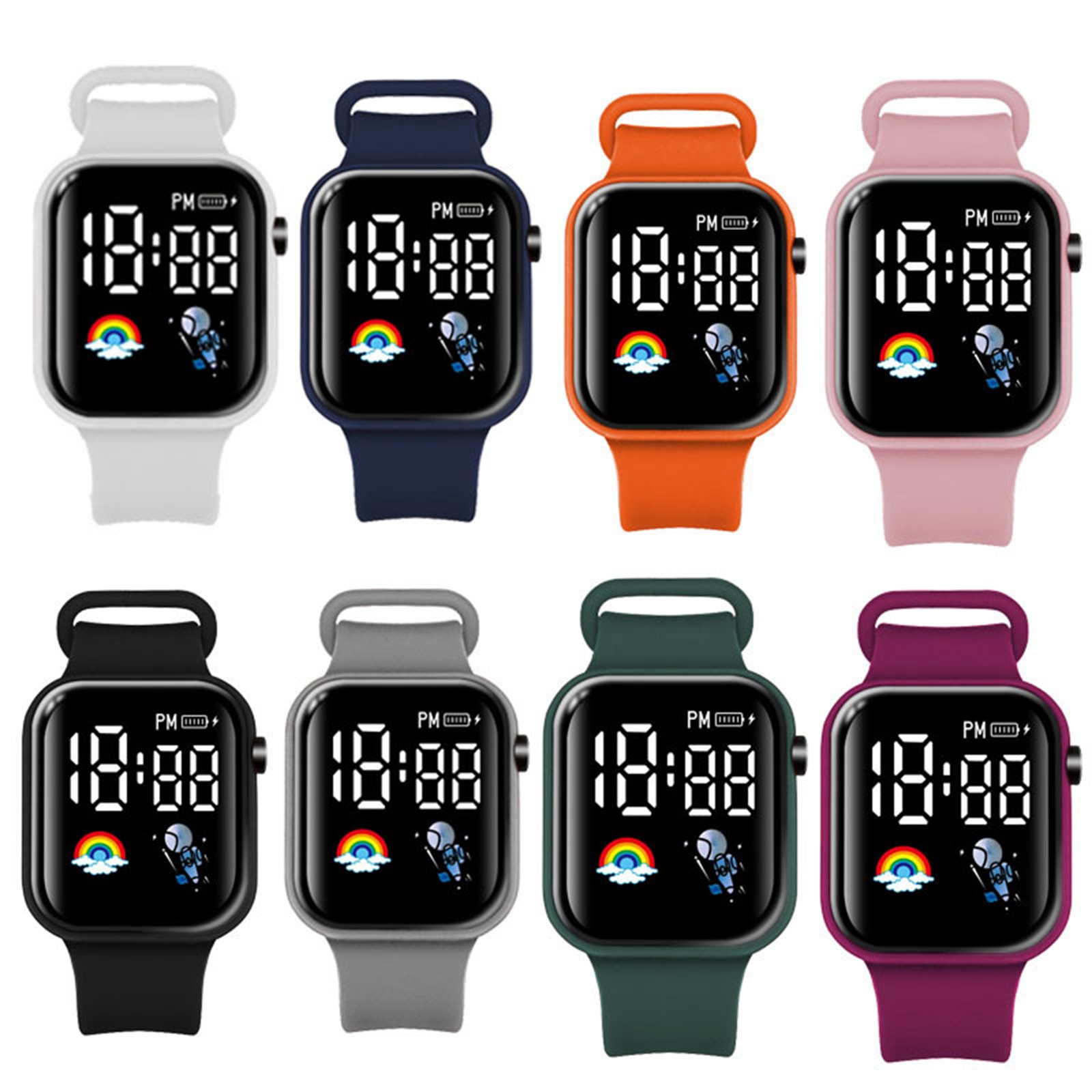子供用電子スマートウォッチ,スポーツウォッチ,デジタルディス - Smartwatch Digital Watches For Girls のレビューと価格