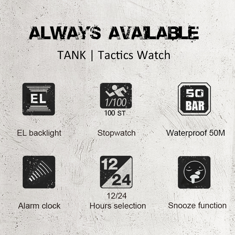 ミリタリースタイルのメンズデジタルウォッチ,ミリタリーアラー - Smartwatch Army Watches For Men のレビューと価格