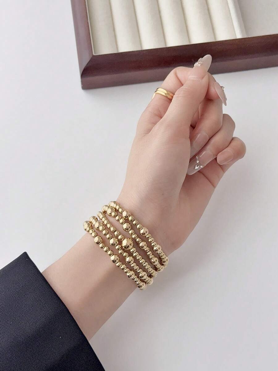 MAPUCE 1pc ファッションビーズブレスレットスマート - Smartwatch Stylish Watches For Women のレビューと価格