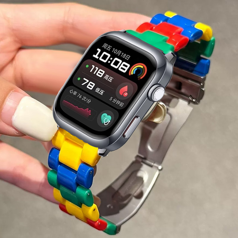スタイリッシュなキャンディカラーのレジンストラップ Huaw - Smartwatch Stylish Watches For Women のレビューと価格