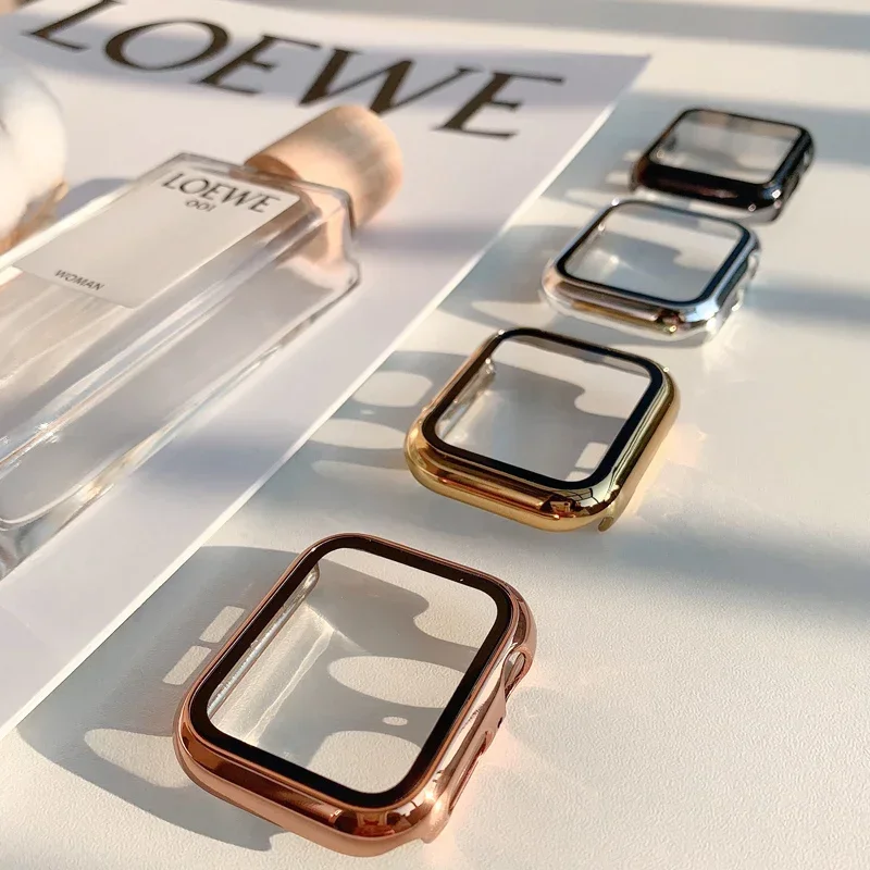 Apple Watch用ガラスおよびケース,保護バンパー,i - Smartwatch Watches For Girls のレビューと価格