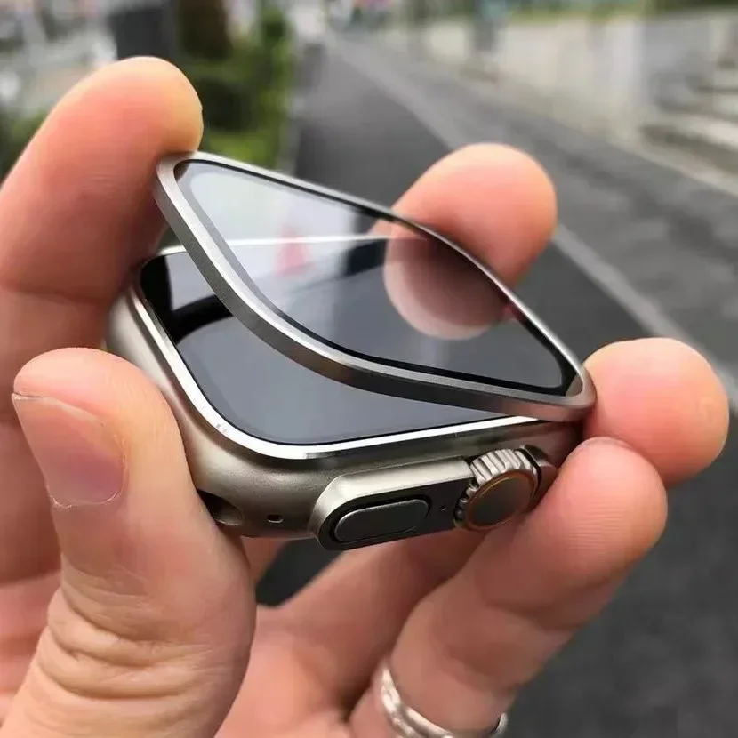 アルミニウム合金ケース + 強化ガラス Apple Watc - Smartwatch Watches For Mens のレビューと価格